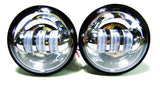 7" 80W LED HEADLIGHT / 4.5" 60W LED AUX PACKAGE - Moto Lights Australia