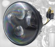 7" LED Headlight - 45W (Black Only) - PAIR - Moto Lights Australia