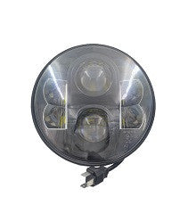 7" LED Headlight - 80W (Black/Chrome) - Bracket Optional - Moto Lights Australia